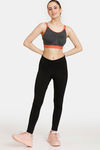 Rosaline Low Impact Sports Bra - Anthra Melange — thumbnail 4